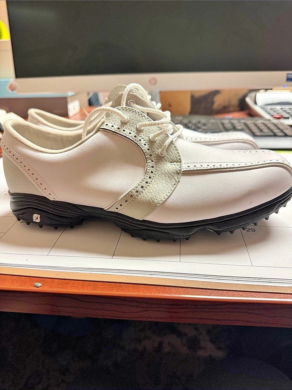 FootJoy GreenJoys Women's Athletic Golf Shoes White US 10 M Like New